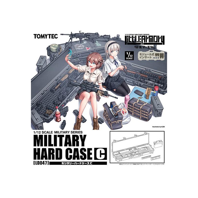 LD047 TOMYTEC LittleArmory Military Hard Case C