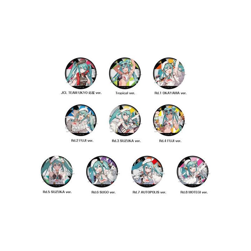Racing Miku 2023 Hobby Stock Acrylic Coaster (1-10 Selection)