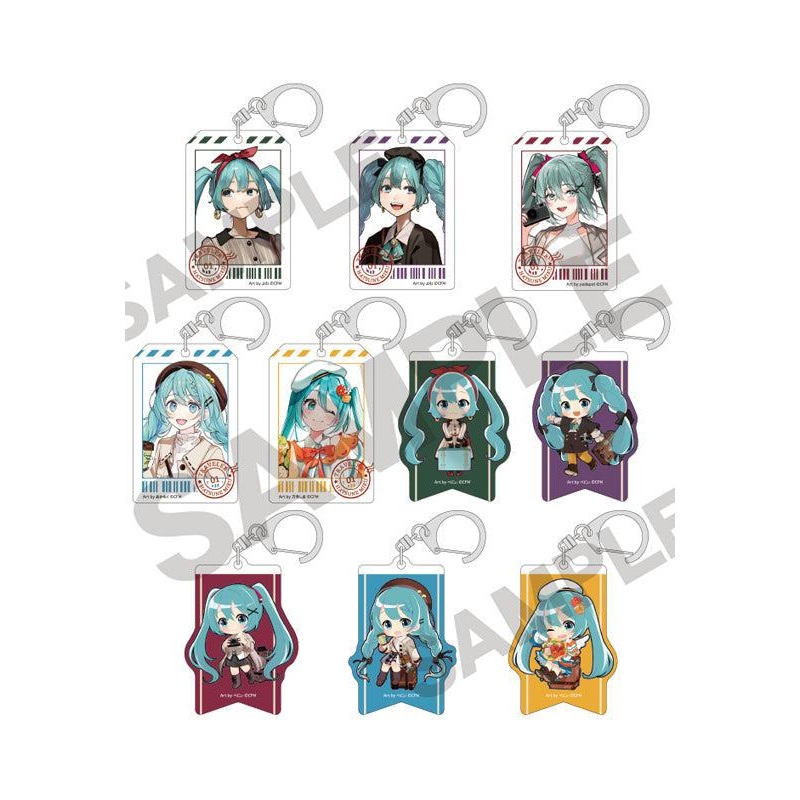Hatsune Miku Crux Trading Acrylic Key Chain Bon Voyage (1 Random)