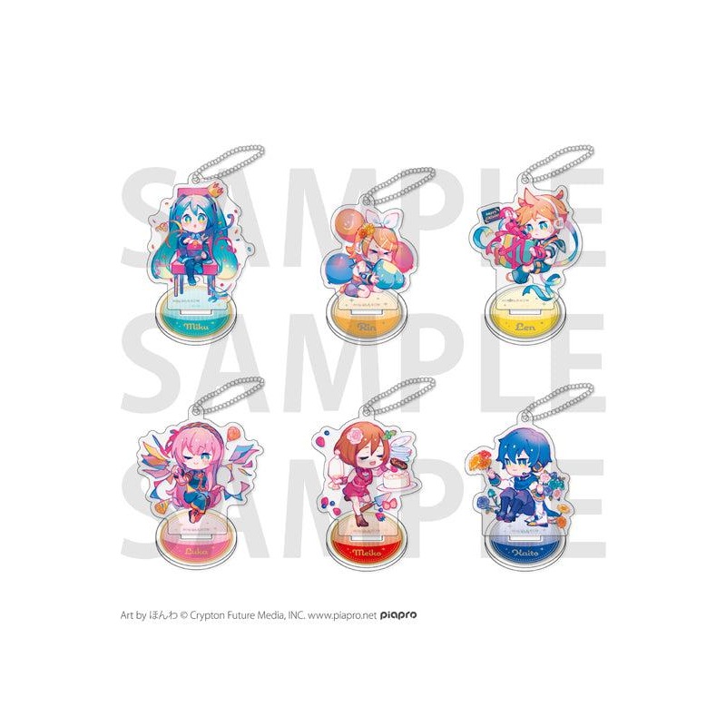 Hatsune Miku Happy 16th Birthday EDITH -Dear Creators- Surprise Party Trading Mini Character Acrylic Key Chain