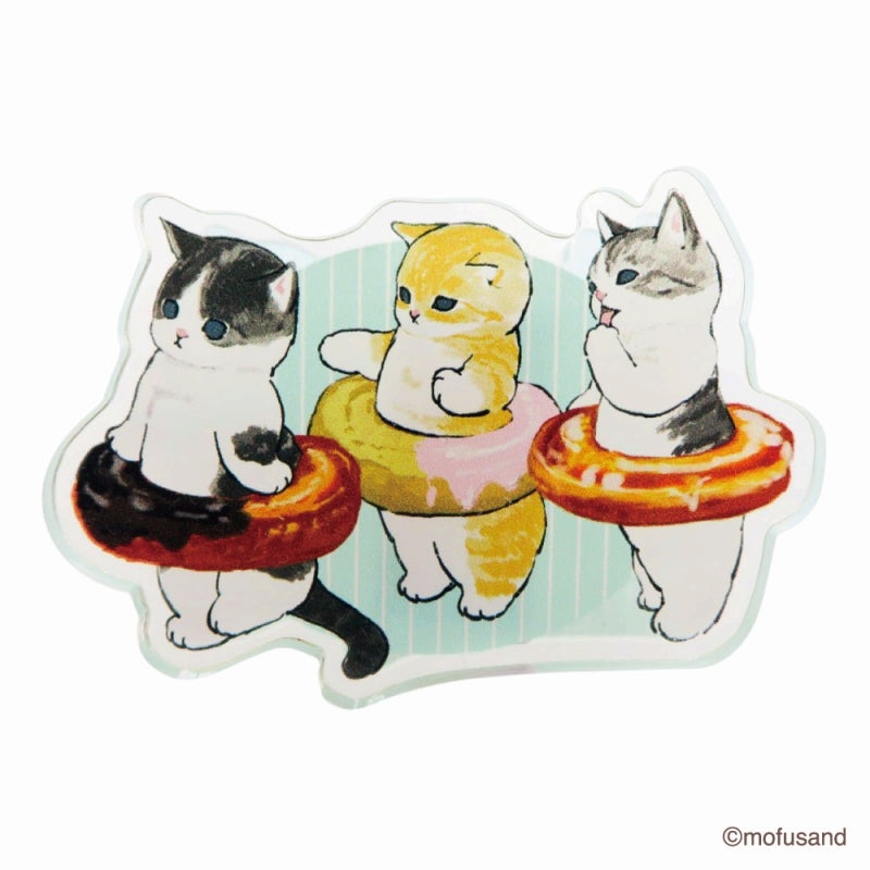 Mofusand: Acrylic Die Cut Donut Clip