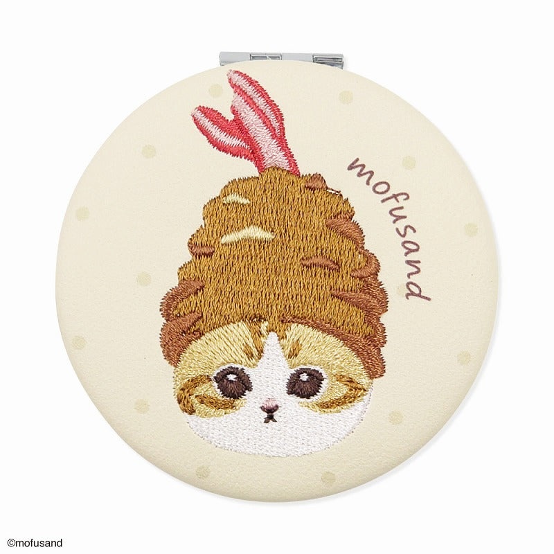 Mofusand: Circle Mesh Mirror (Tempura_Yellow)