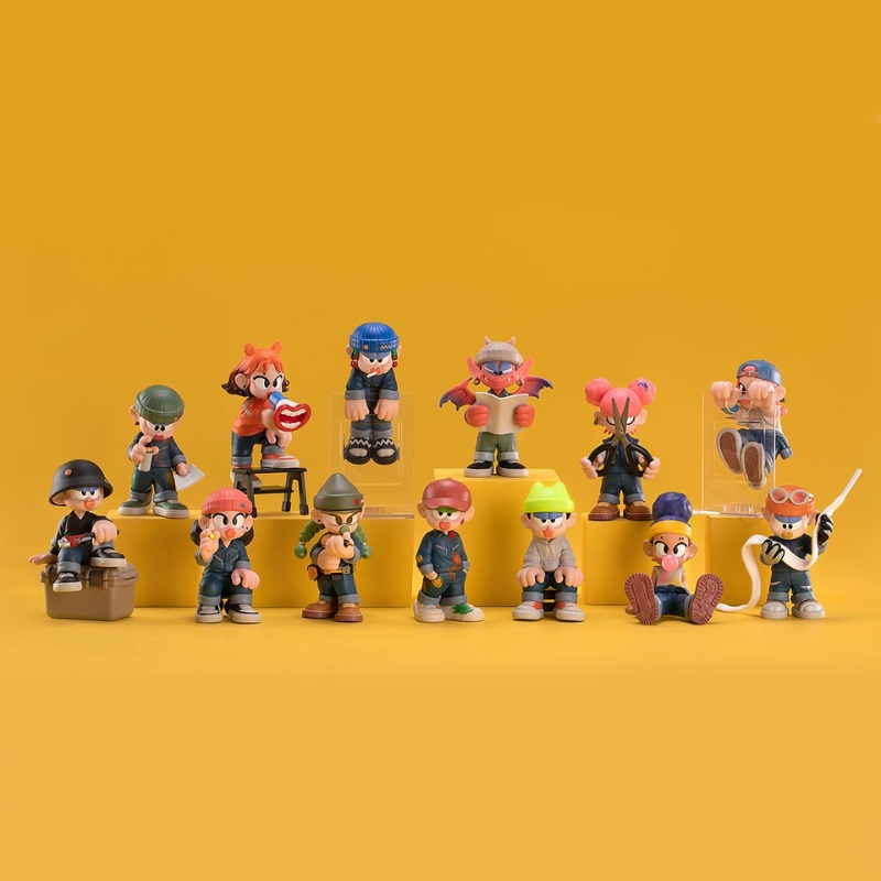 Bazbon Working Boyz Series Blind Box Figure