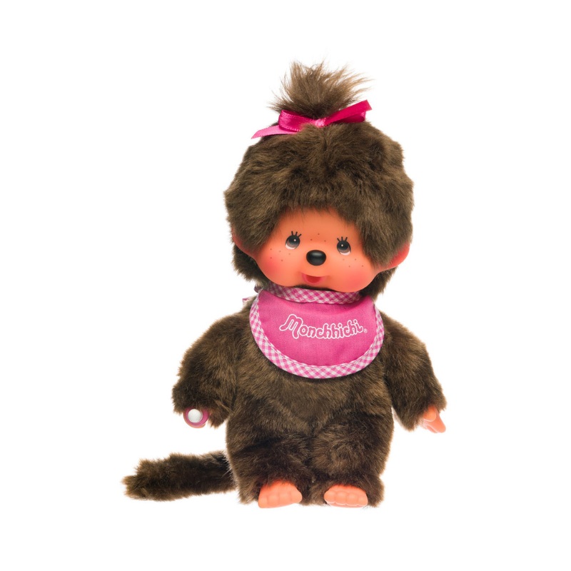 Monchhichi Classic Plush Toy – Pink Girl