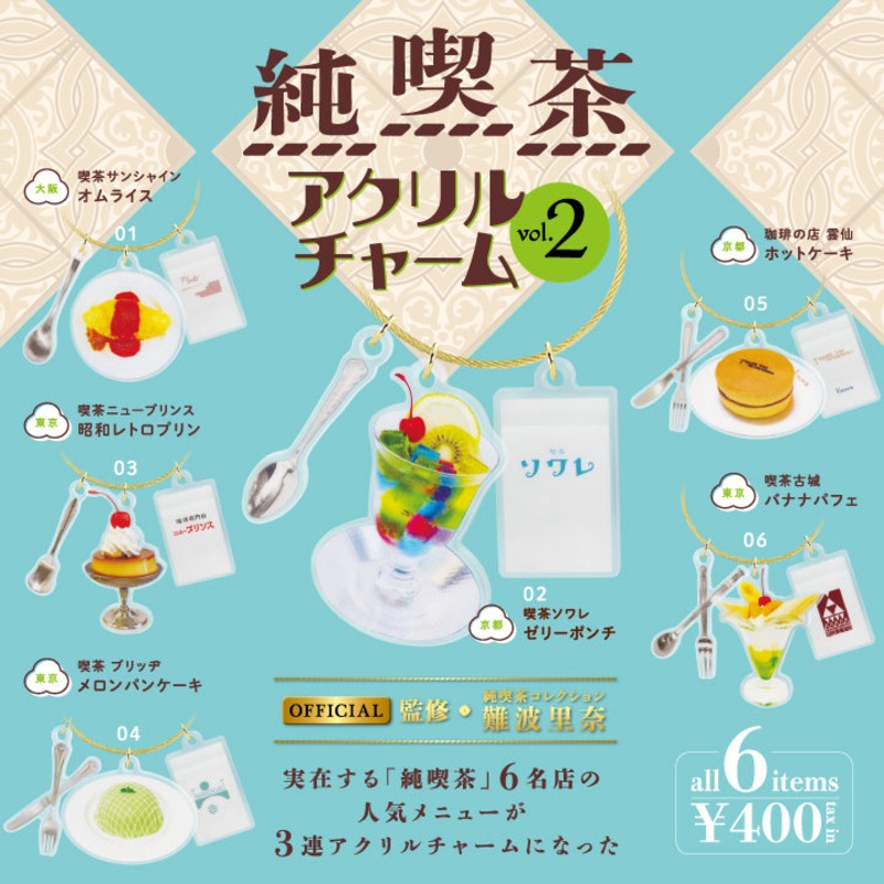 NEWKenelephant: Pure cafe acrylic charm vol.2 Capsules