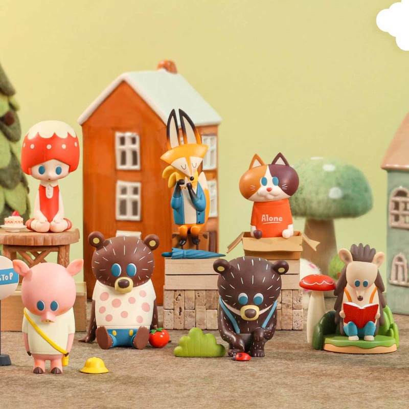 Pop Mart Green Cow Garden When One Was Little Series Blind Box Figure