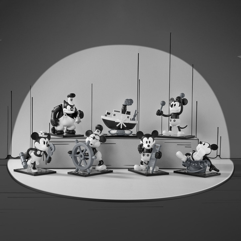 NEWPOP MART Disney Steamboat Willie Series Figures