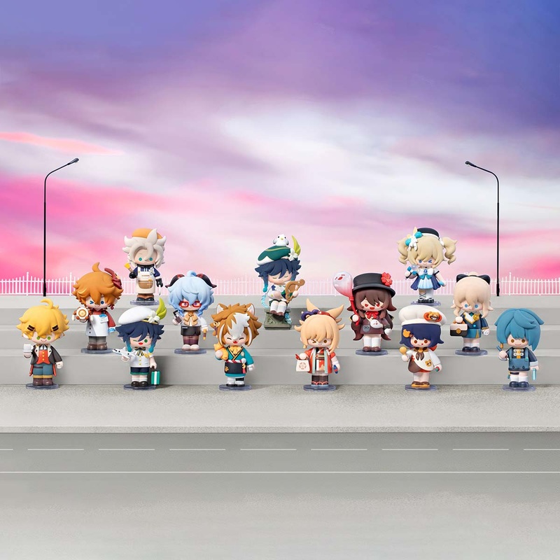 NEWPOP MART Genshin Impact Dress-Up Dreams Themed Chibi Series Figures