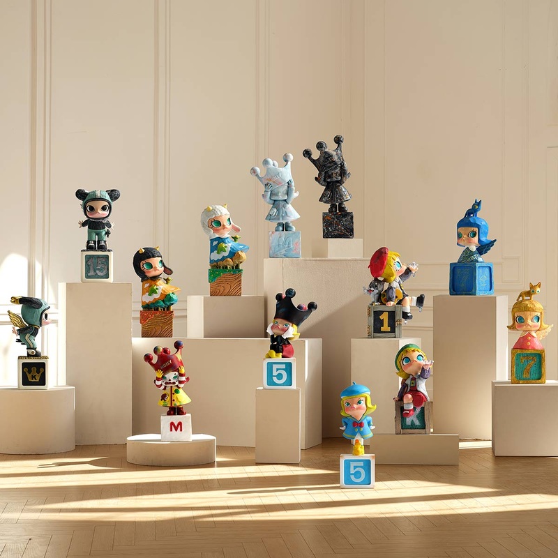NewPop Mart MOLLY Anniversary Statues Classical Retro 2 Series Figures