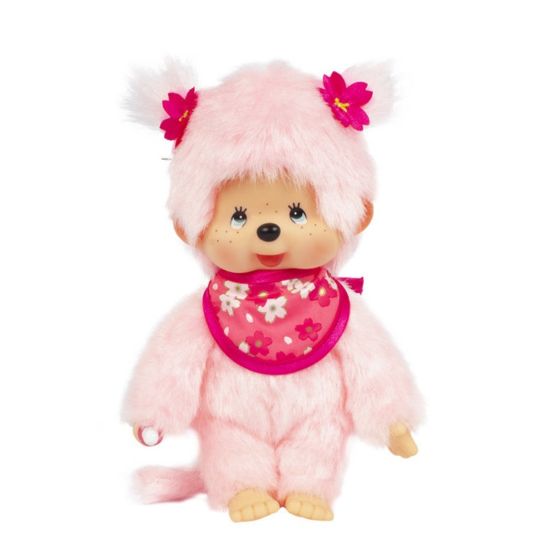 Monchhichi Sakura (Cherry Blossom) Girl Plush Toy – Pink