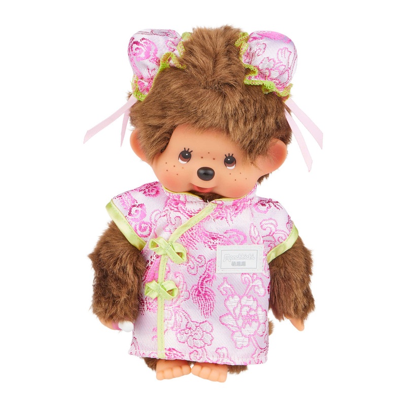 Monchhichi Classic Plush Toy – Girl In Traditional Chinese Dress