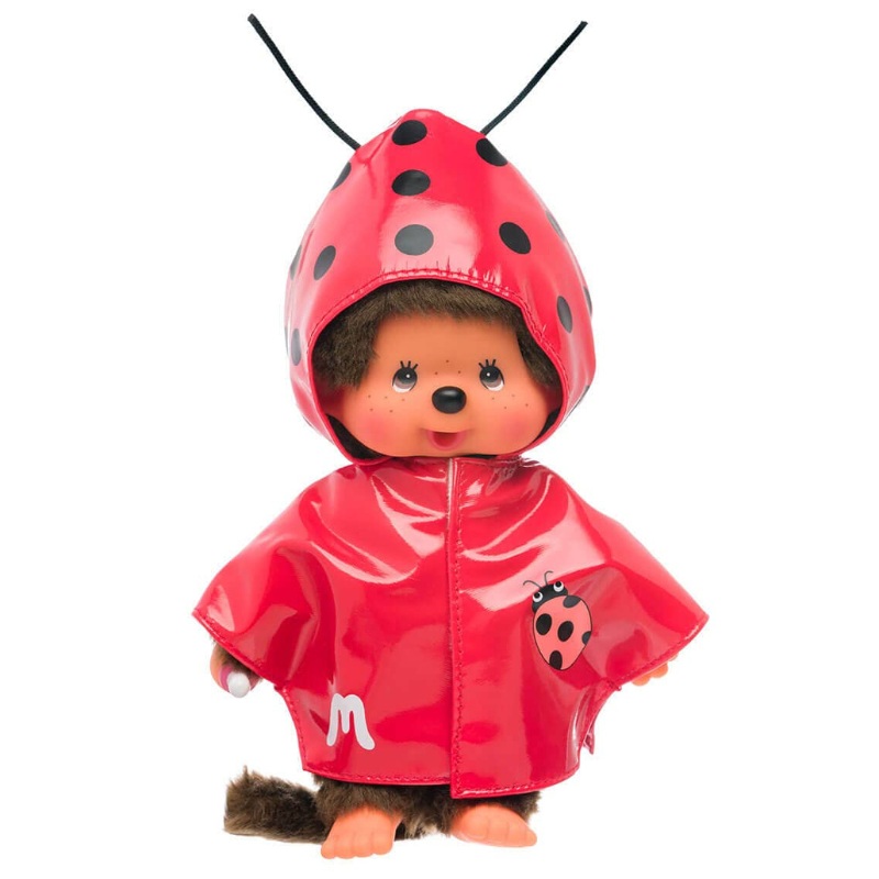 Monchhichi Ladybug Raincoat Plush