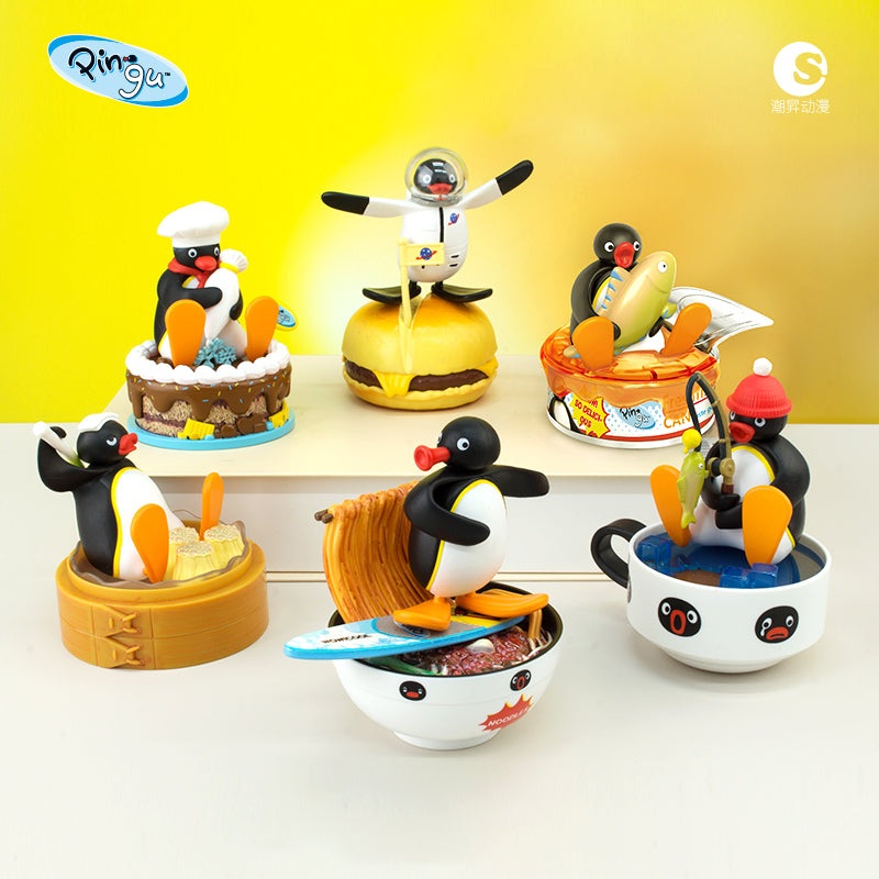NEWPingu Penguin Funny Scene Series Blind Box