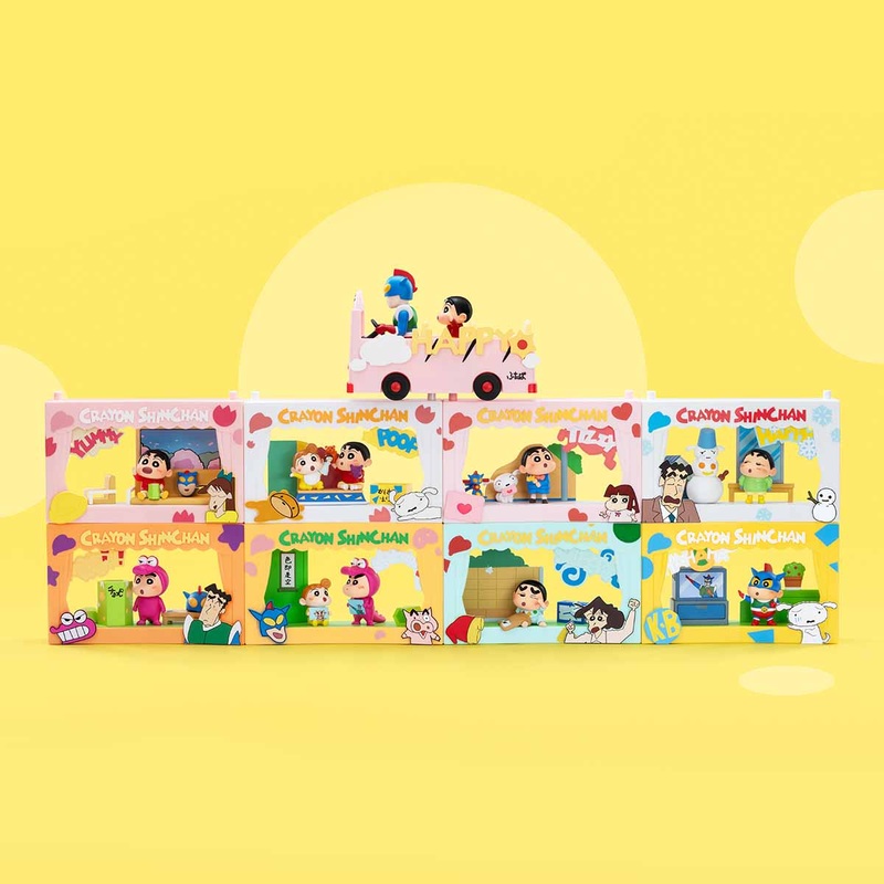 NEWPOP MART Crayon Shinchan Life Theatre Series Scene Sets