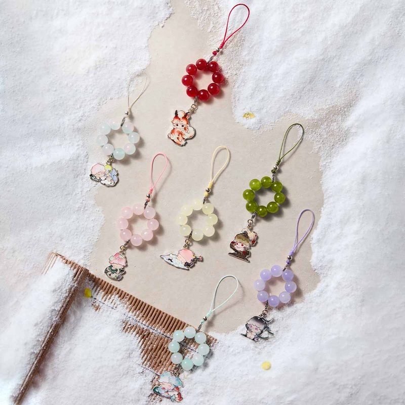 NEWPOP MART DIMOO Stories in the Cup Series-Beaded Pendant Blind Box