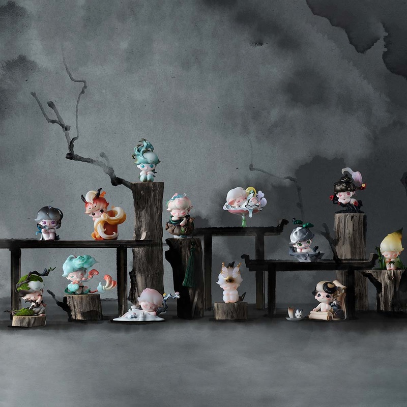 NEWPOP MART DIMOO Stories in the Cup Series Figures