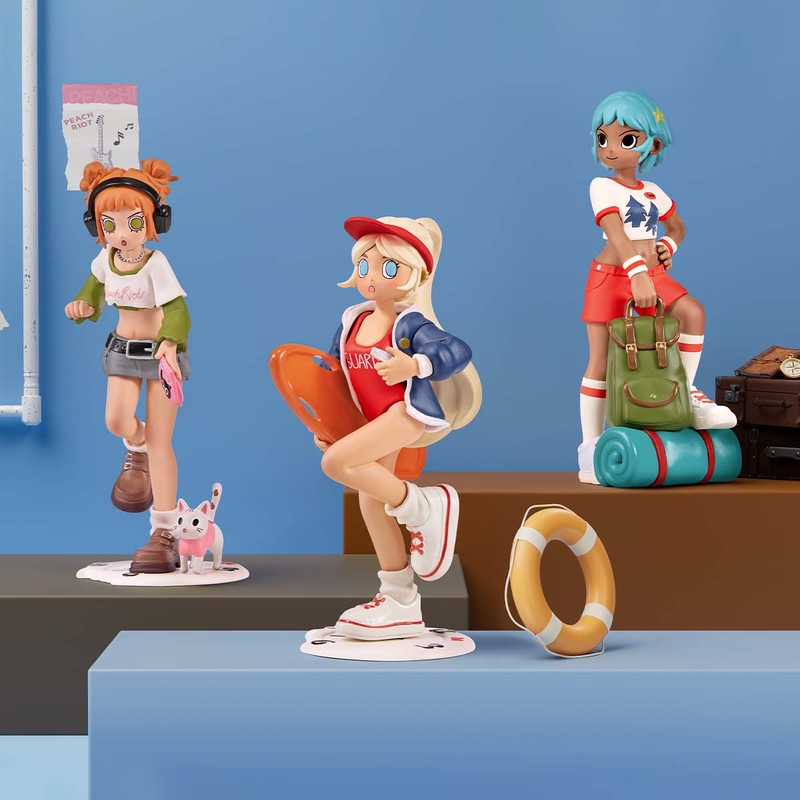 NEWPOP MART Peach Riot Rush Hour Series Figures
