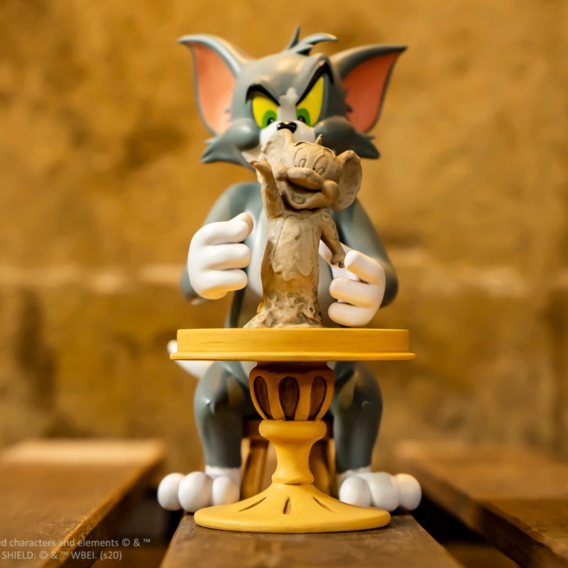 NewSoap Studio Tom and Jerry: The Sculptor Figure Statue