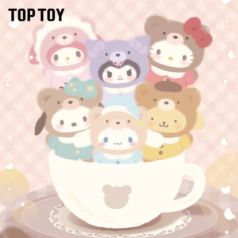 NEWTOP TOY Sanrio Latte Baby Series Vinyl Face Plush