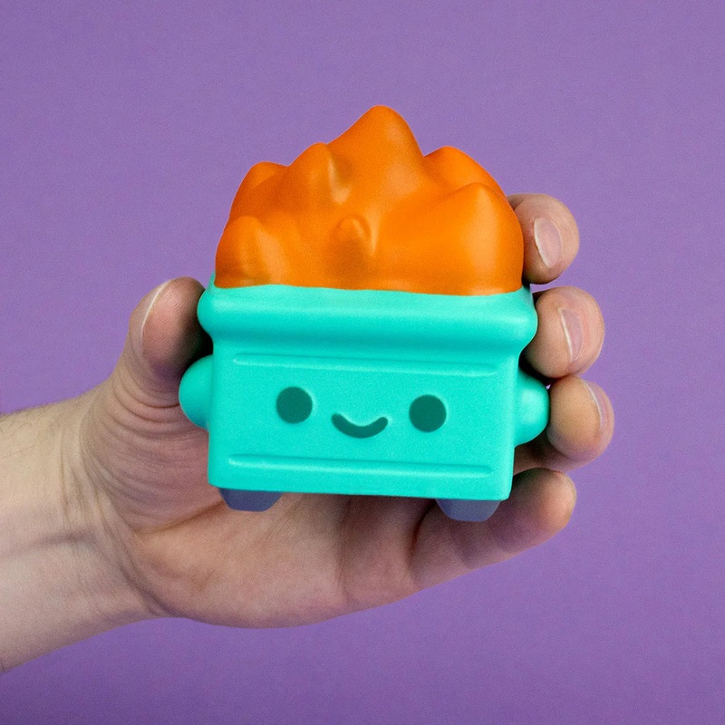 Dumpster Fire Stress Squishy
