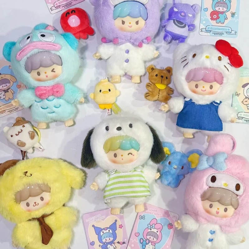 LimitedFinding Unicorn Zzoton x Sanrio Love League Buddies Series Plush Blind Box