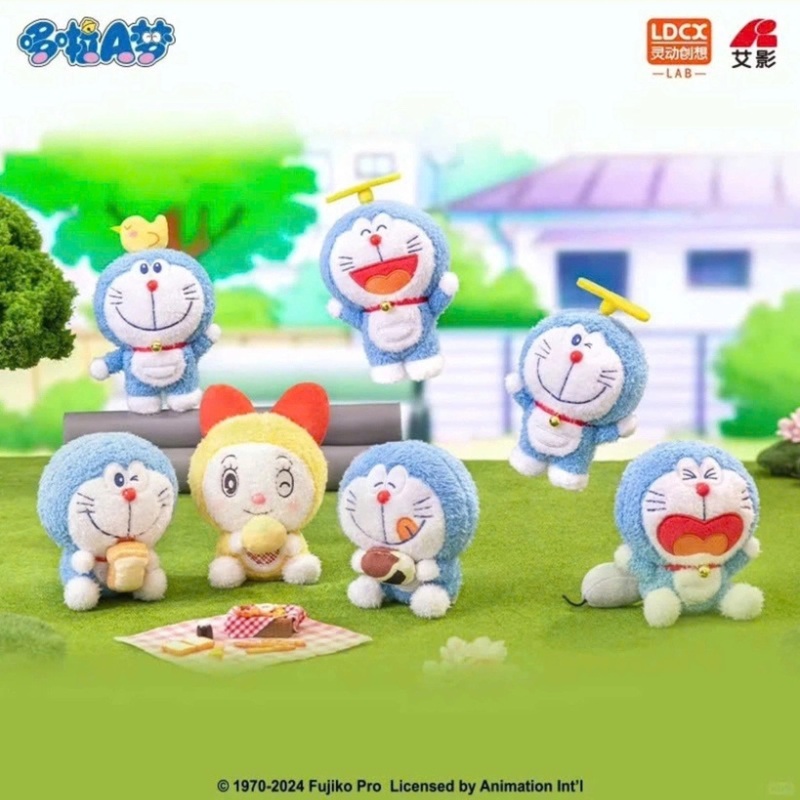 NEWDoraemon Funny Movable Series Plush Blind Box