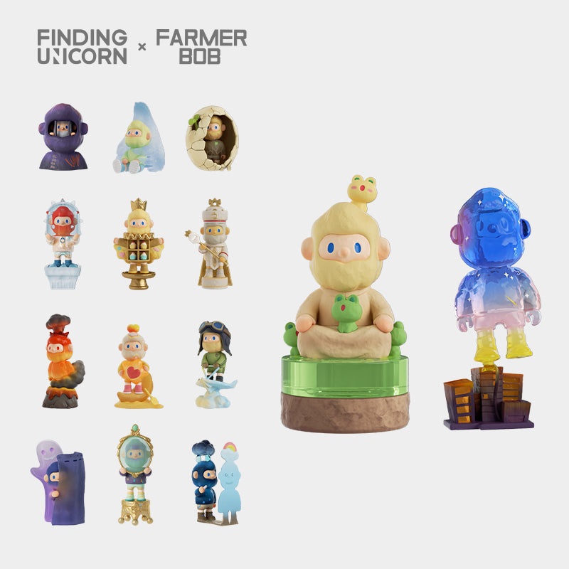 NEWFinding Unicorn Farmer Bob Feeling You Series Blind Box