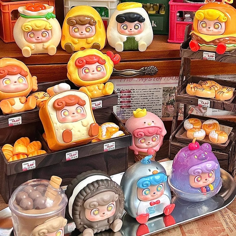 NEWJotoys Q Kid Street Snacks Mini Series Blind Box