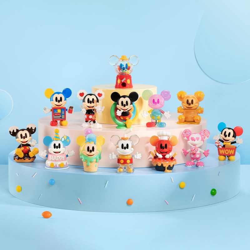 NEWPOP MART Disney Mickey Childhood of Boundless Imagination Series Figures