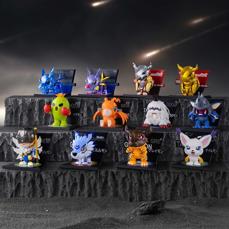 POP MART Digimon Adventure Fridge Magnet Series Figures