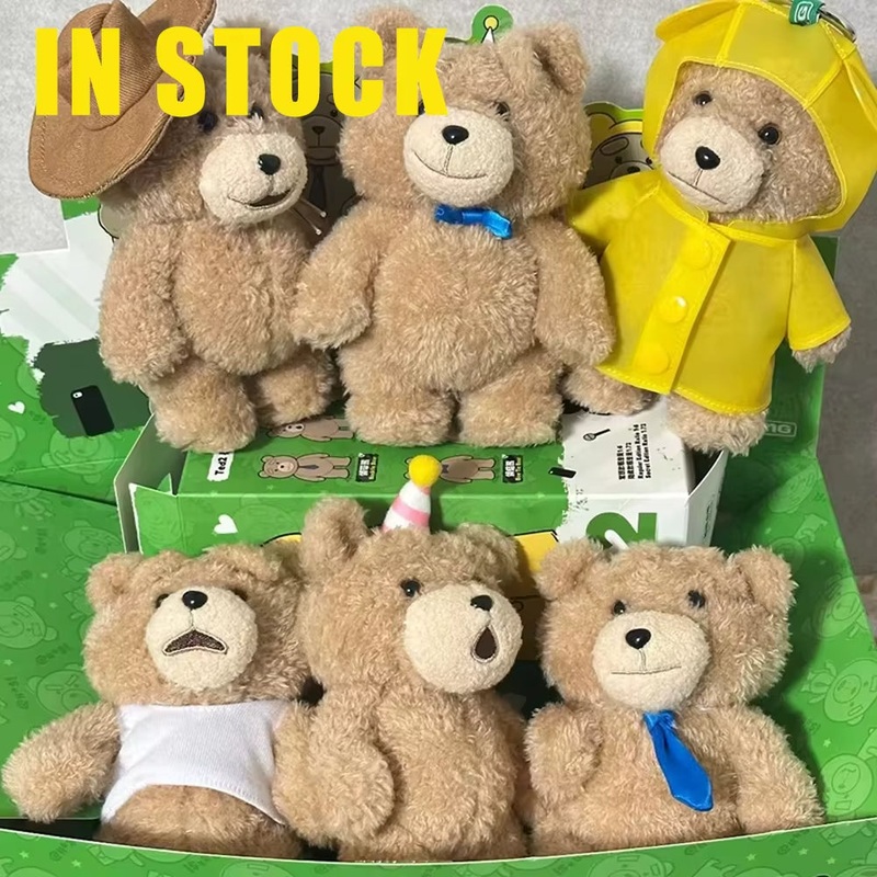 POP MART Ted2 Teddy Bear Action Plush Pendant