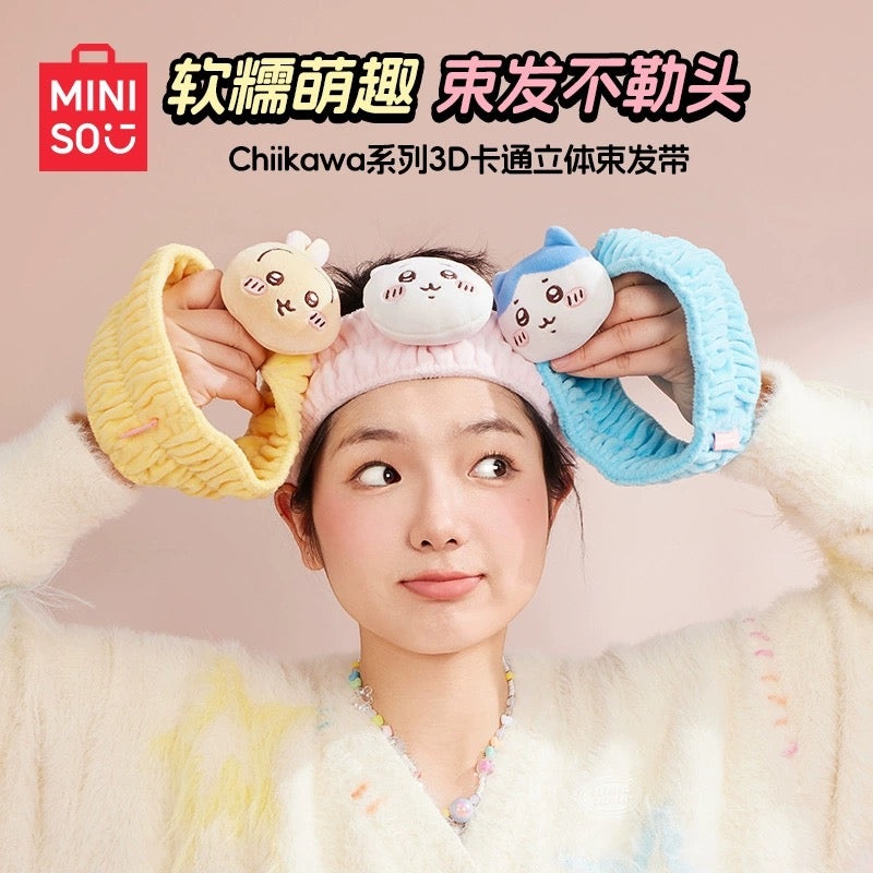 ChiiKawa X Miniso | ChiiKawa Hachiware Usagi Headband – Makeup Kawaii items Room Decoration doll