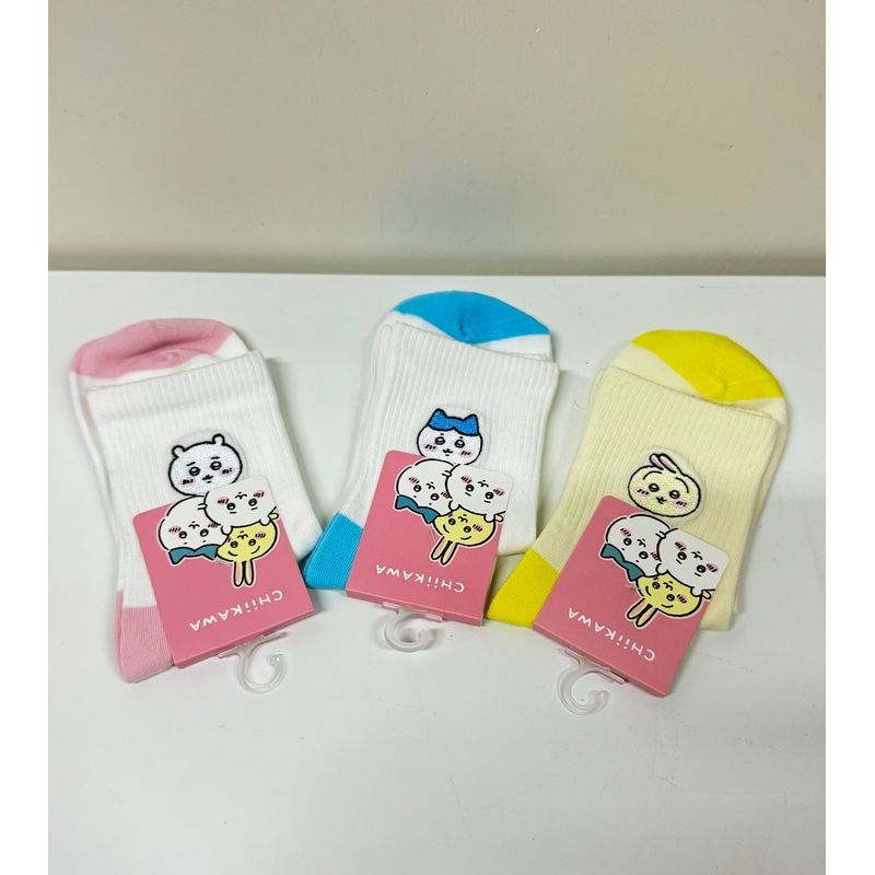 ChiiKawa X Miniso | ChiiKawa Hachiware Usagi Socks with Embroidery Logo – Kawaii items Room Decoration doll