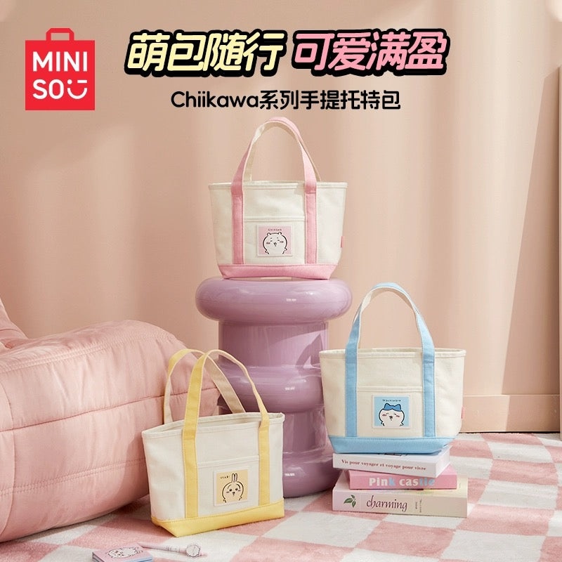ChiiKawa X Miniso | ChiiKawa Hachiware Usagi Tote Bag – Kawaii items Room Decoration