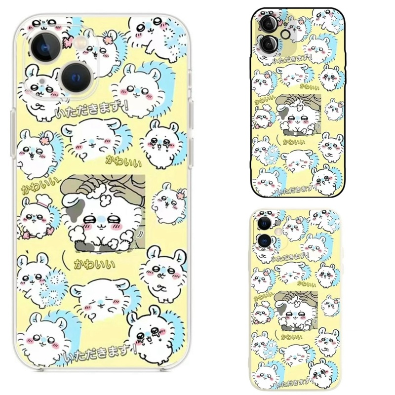 Japanese Cartoon ChiiKawa | Full Screen Momonga Yellow – iPhone Case XS 11 12 13 14 15 Pro Promax mini