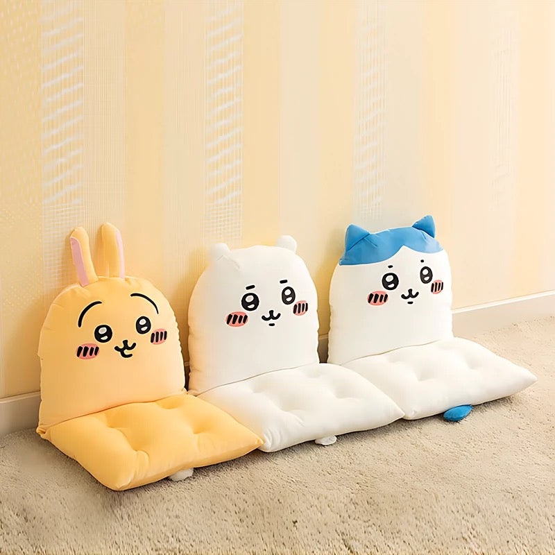 ChiiKawa Chair Cushion  | ChiiKawa Hachiware Usagi – Plush Soft Kawaii items Room Decoration doll