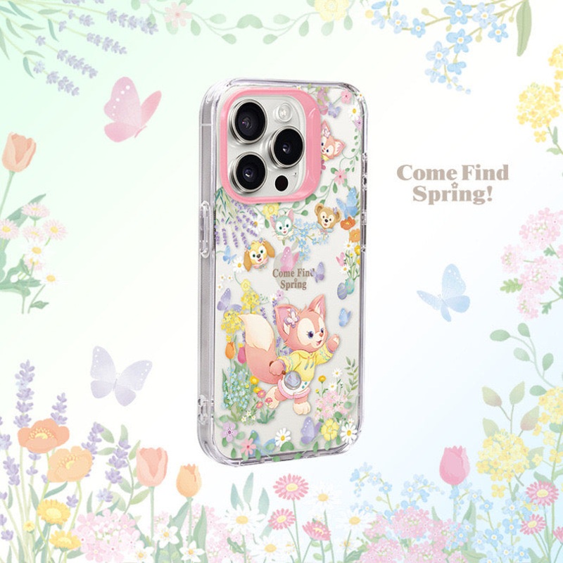 Cartoon Design Cute Teddy Bear LinaBell Sping Garden – iPhone Case 13 14 15 16 Pro Promax