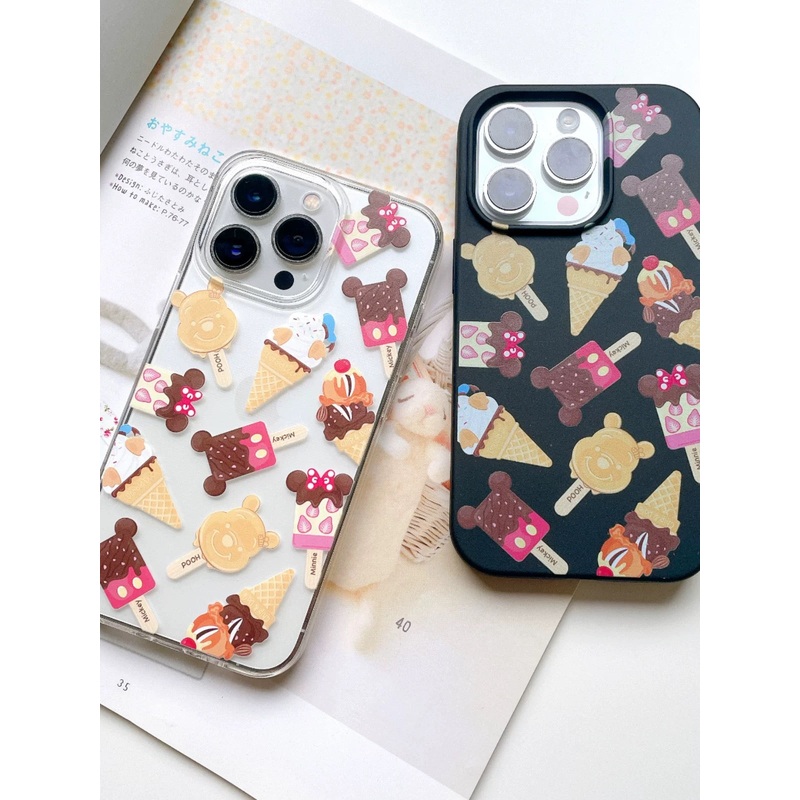 Cartoon Mickey Minnie Donald Winnie Clip & Dale Ice Bar Cream – iPhone Case 12 13 14 15 Pro Promax mini