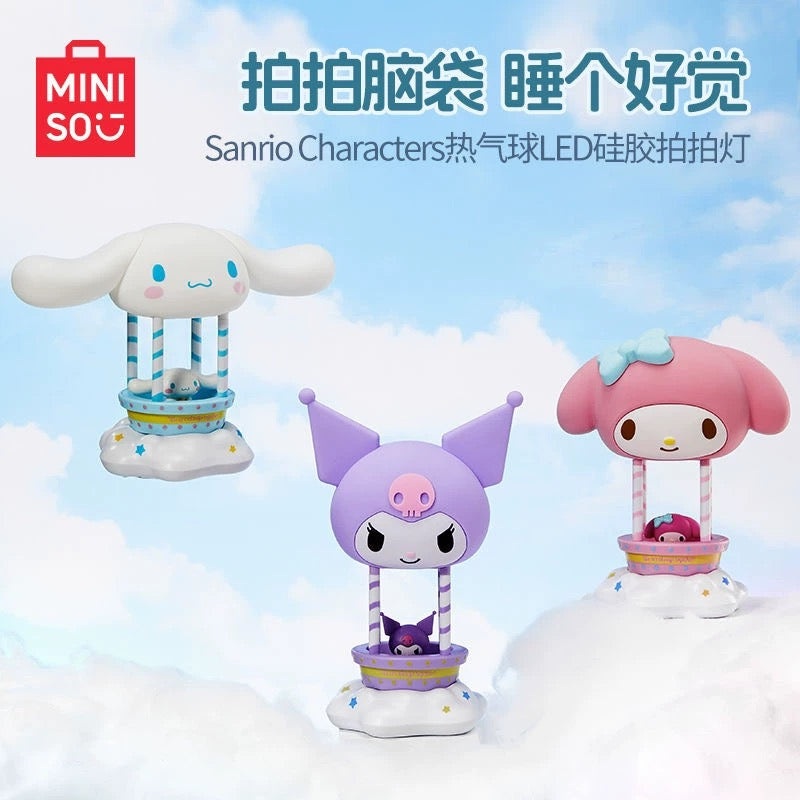 Sanrio with Friend  Hit Balloon LED Night Light | My Melody Kuromi Cinnamoroll – Room Decoration