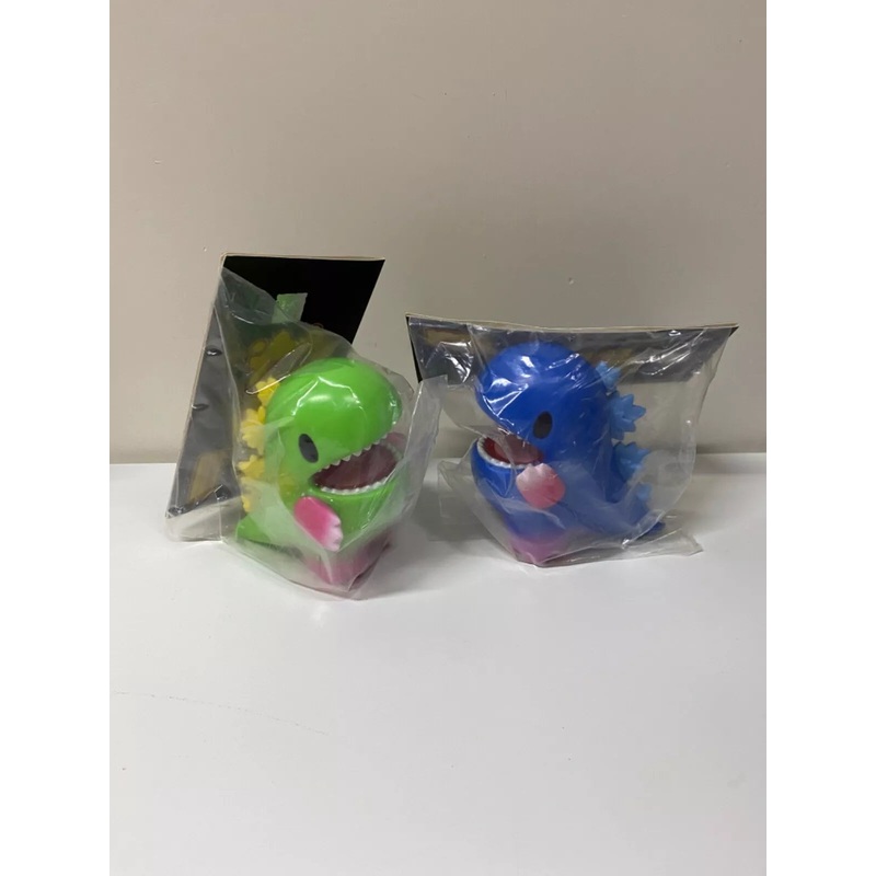 Unbox Dino Bubble Dragon Blue Green Cute Character Figure Limited Model Rare