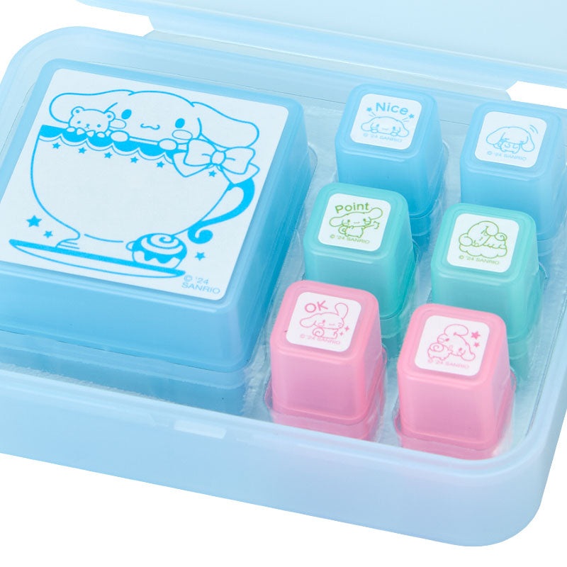 Sanrio Japan Cinnamoroll Stamp Set with Oil Ink – Kawaii Stationery