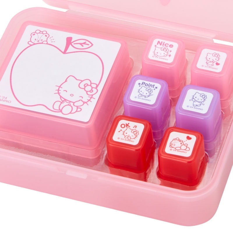 Sanrio Japan Hello Kitty Stamp Set with Oil Ink – Kawaii Stationery