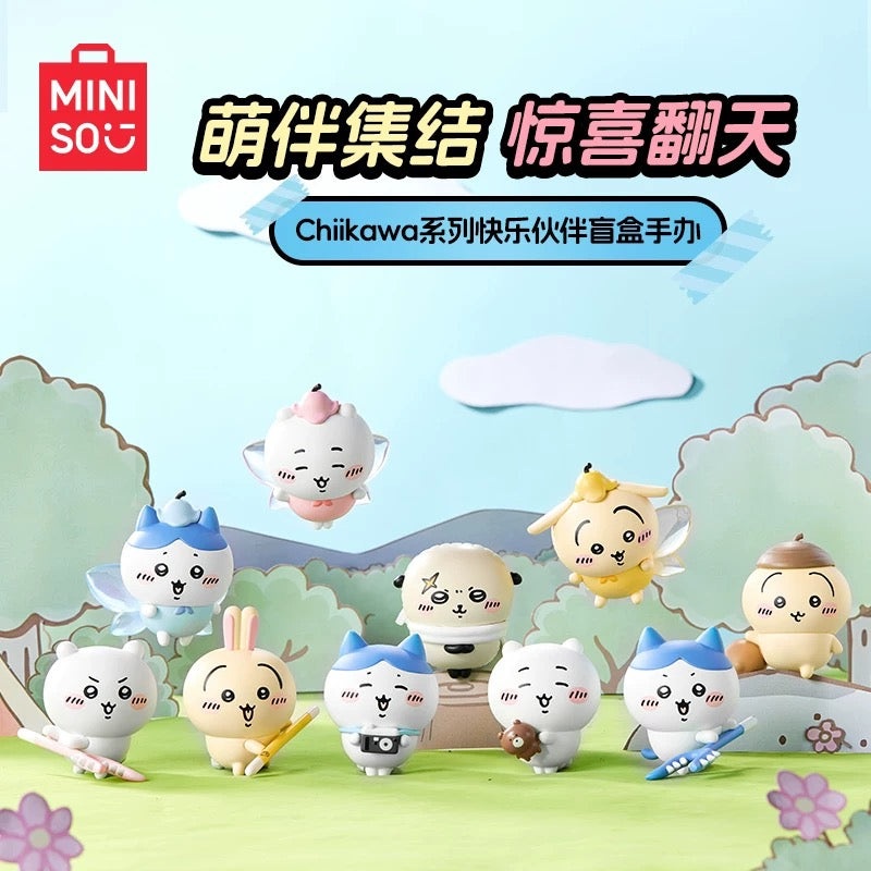 ChiiKawa X Miniso | ChiiKawa Hachiware Usagi Rakko Mystery Box Mini Figure – Kawaii Items