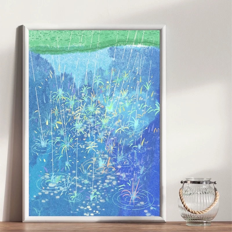 SOULPUZZ 1000 Pieces Puzzle | Rain is God’s Fireworks – Difficulty Decompression Couples Trendy Gifts Home Decoration
