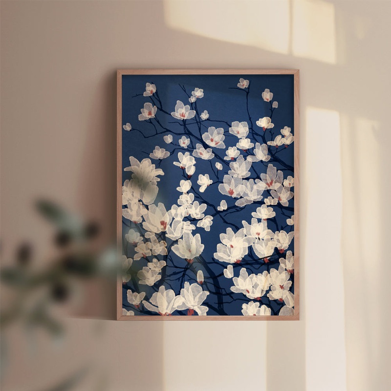 SOULPUZZ 500 Pieces Puzzle | Blooming Magnolias – Flowers Sparkling Difficulty Stress Relief Couples Trendy Gifts Home Decoration