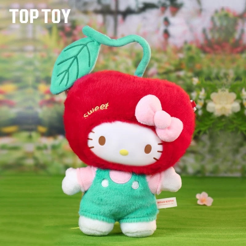 TopToy Sanrio Characters Cherry Hello Kitty Plush Doll Body Can Move – Collectable Kawaii Toys