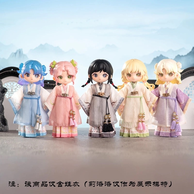 Simon Toys Chinese Traditional Outfits Set | Ancient Chinese Clothing – 1/12 ob11 11cm BJD Doll Ball Joint Doll