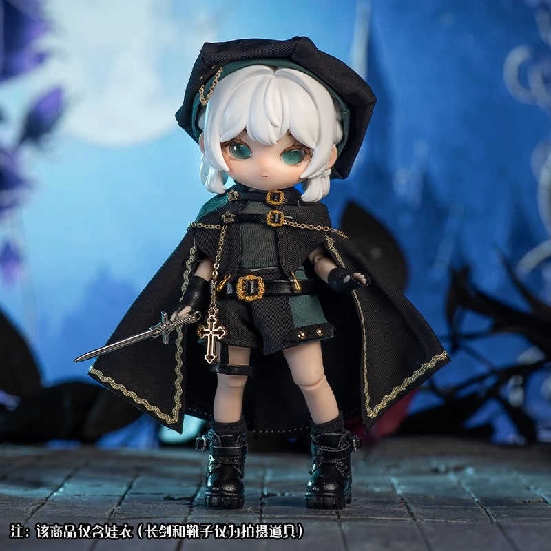 Simon Toys Cosplay Doll Outfits Set | Midnight Assassin – Original Outfits – 1/12 ob11 11cm BJD Doll Ball Joint Doll