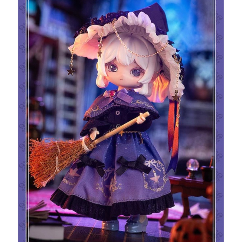 Simon Toys Halloween Lolita Doll Outfits | Magic Witch – 1/12 ob11 11cm BJD Doll Ball Joint Doll