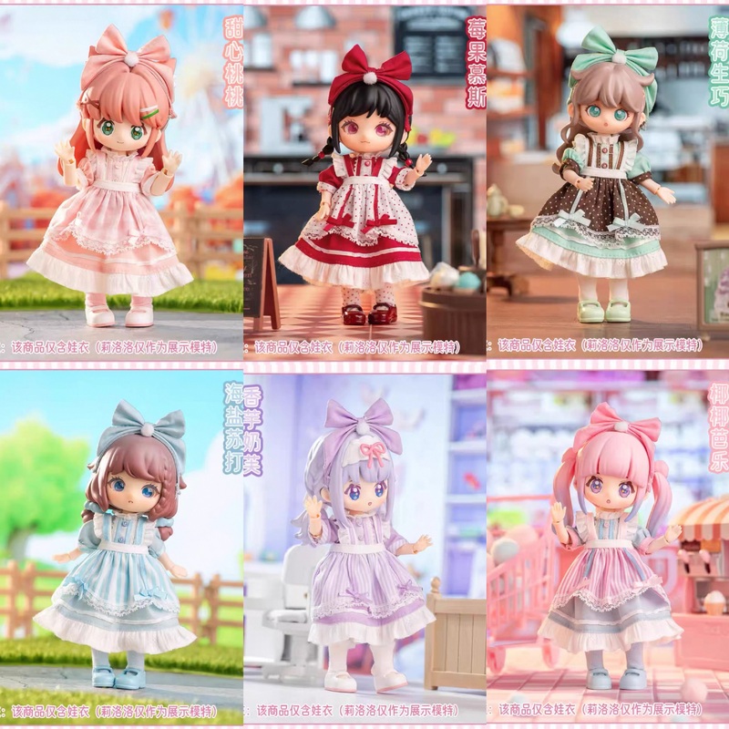Simon Toys Sweet Country Lolita Style Doll Outfits Set | Sweet Tea Party – 1/12 ob11 11cm BJD Doll Ball Joint Doll